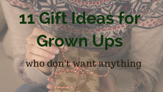 11 Gift Ideas For Grown Ups Who Don’t Want Anything | Gift Guide