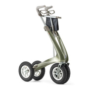 Carbon overland folded all terrain walker with a seat