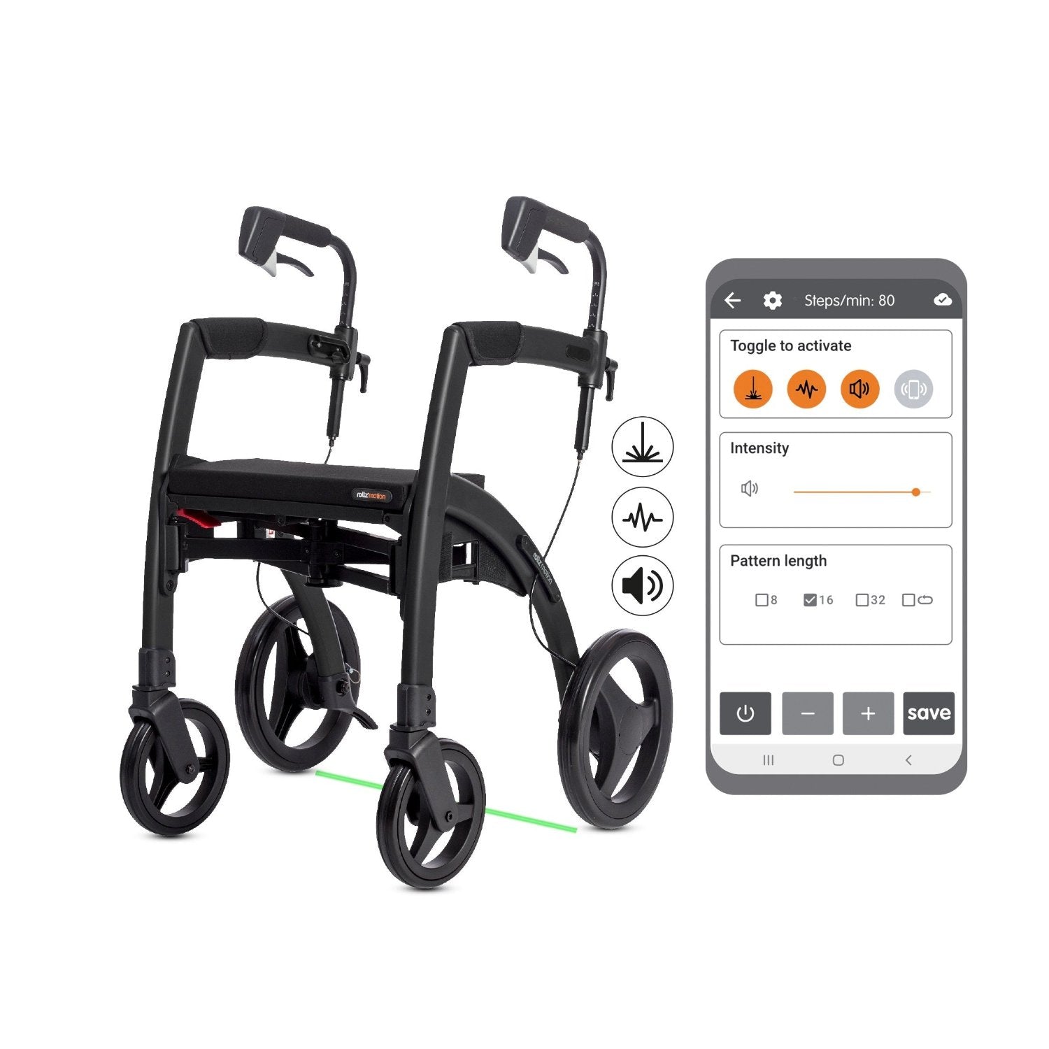 Rollz Motion Rhythm Parkinsons walker