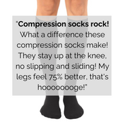 black compression sock revew