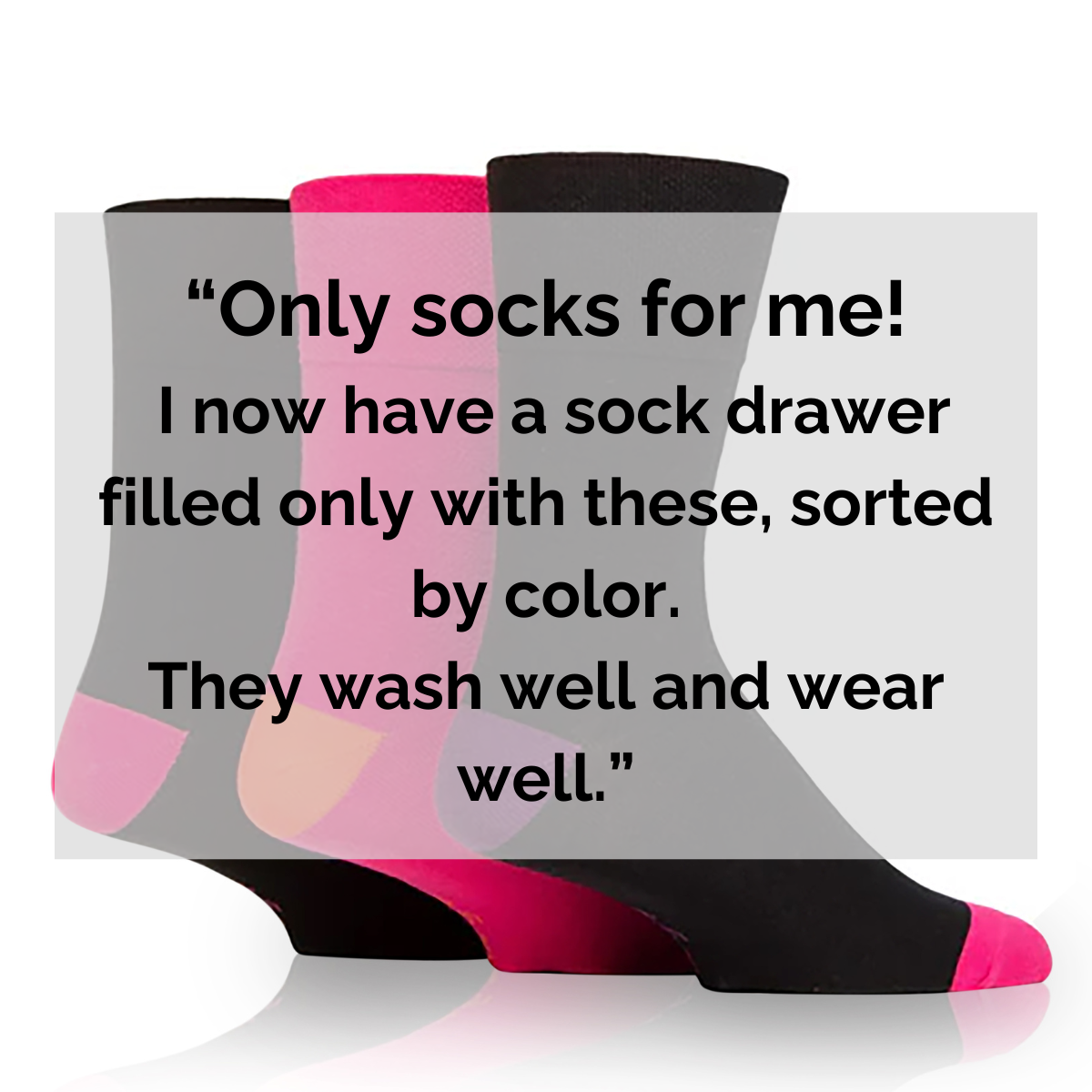 review of women's non binding socks