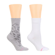 grey black and white diabetic socks
