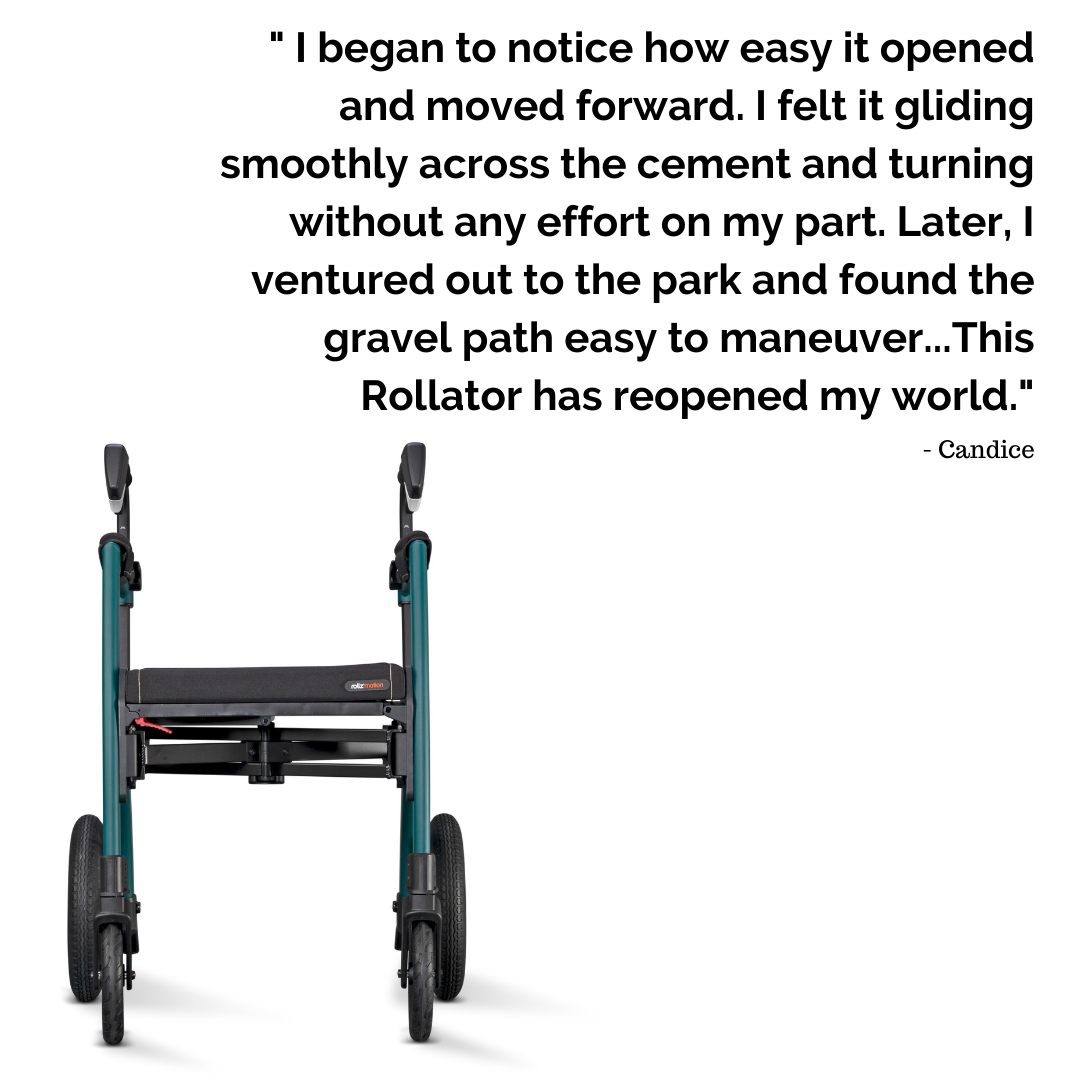 positive review of the rollz motion performance all terrain walker and wheelchair