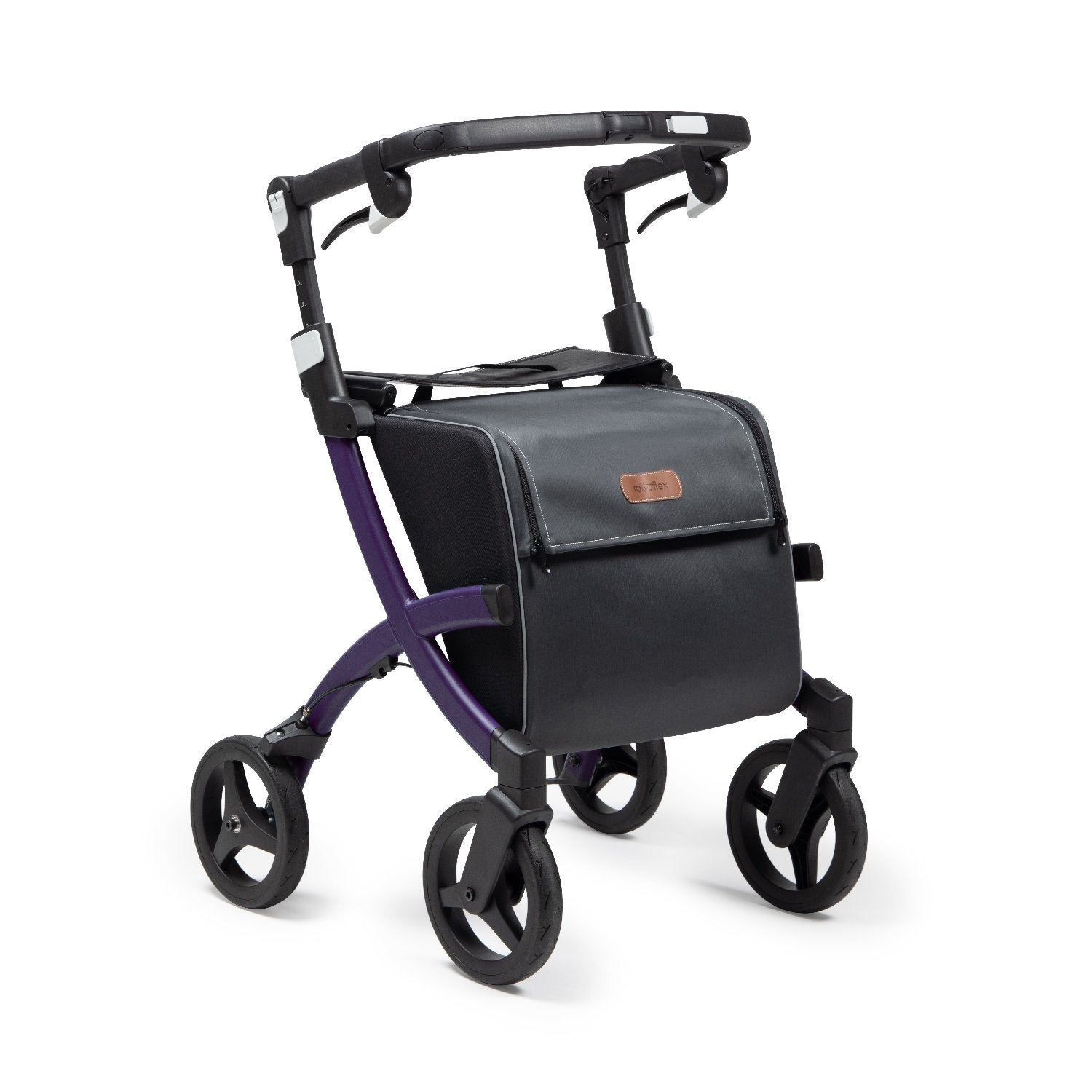 Rollz Flex Rollator walker in purple