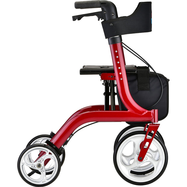 Express Folding Rollator Walker | Lightweight Walker with Seat & Wheels